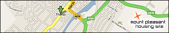Map showing our Lybster and Thurso Private Housing Development Constructions